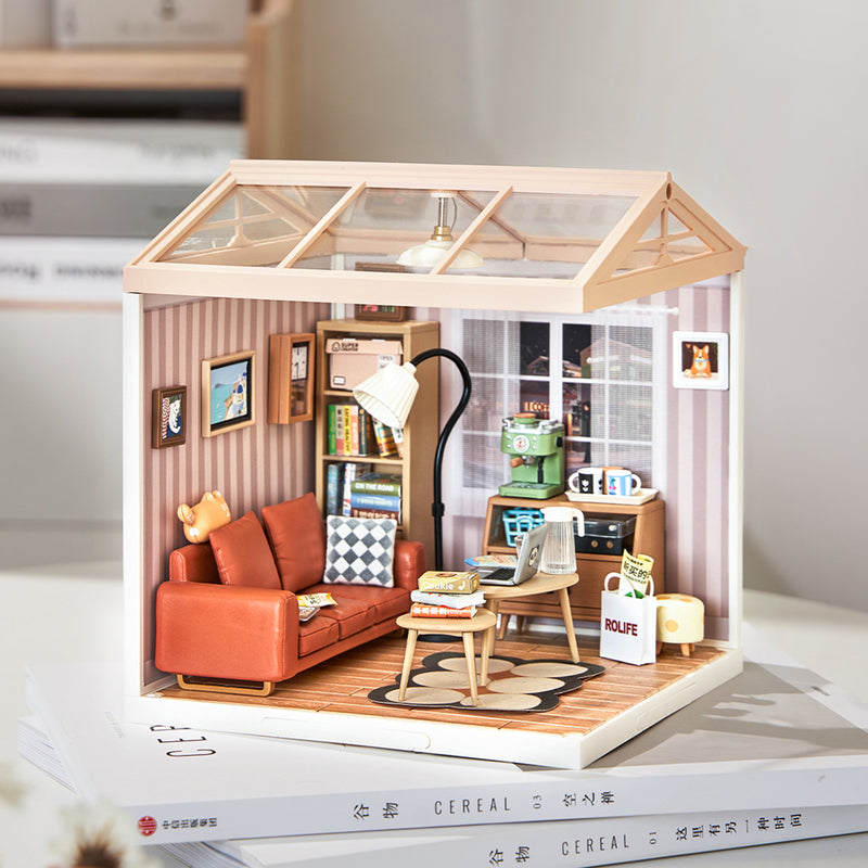 Gemütliche Wohnlounge – DIY Miniaturhaus