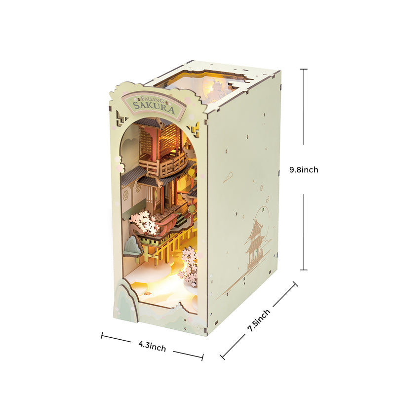 Falling Sakura - DIY Book Nook