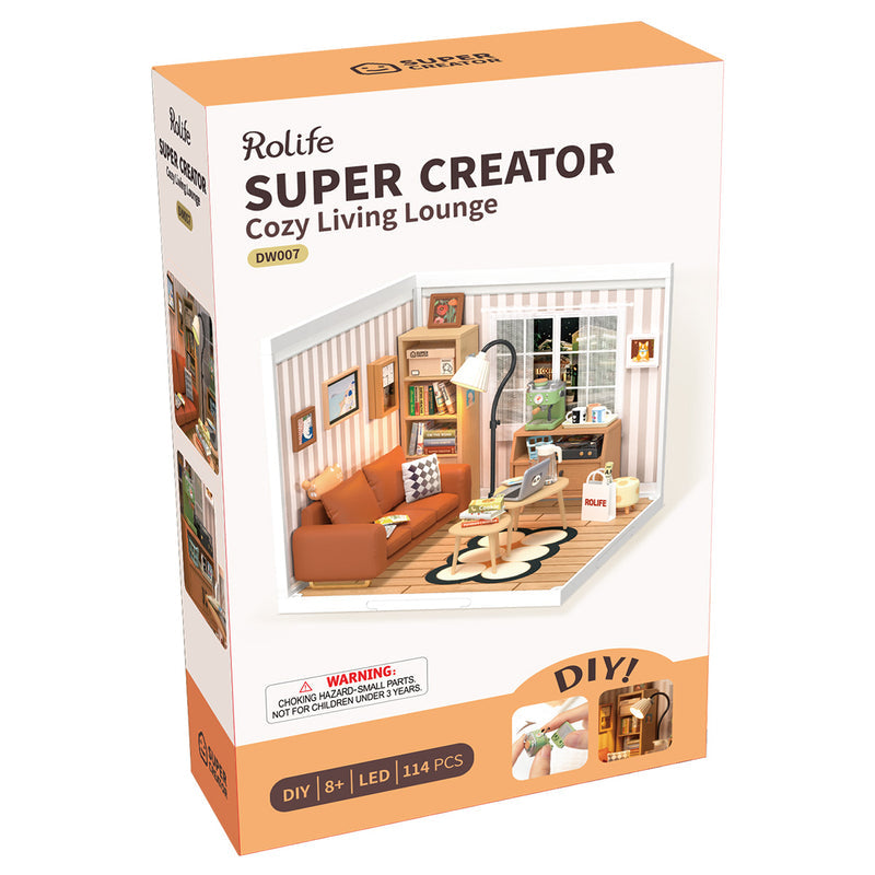 Gemütliche Wohnlounge – DIY Miniaturhaus