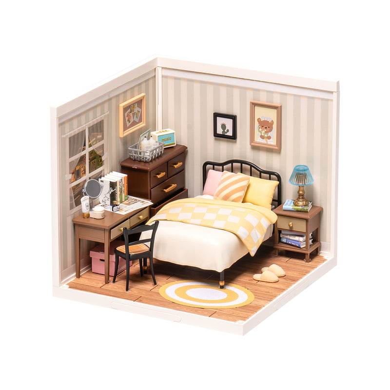 Sweet Dream Bedroom - DIY Miniature House - PuzzleWunder