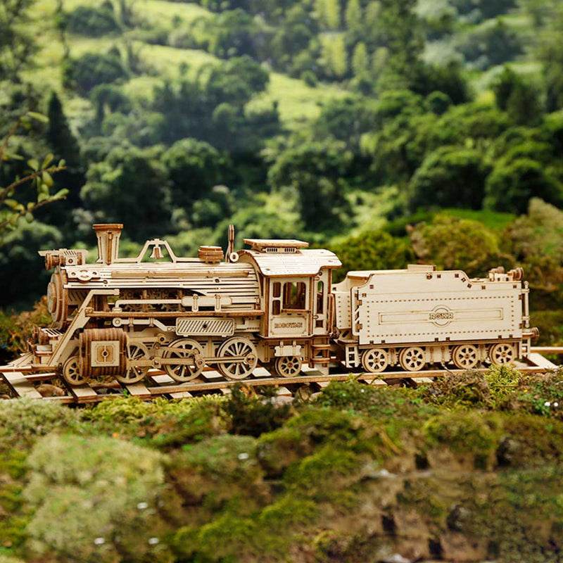 Prime Steam Express Train - 3D Wooden Puzzle - PuzzleWunder