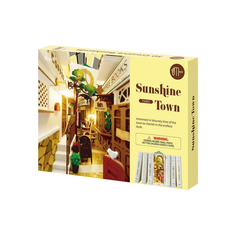 Sunshine Town - DIY Book Nook - PuzzleWunder