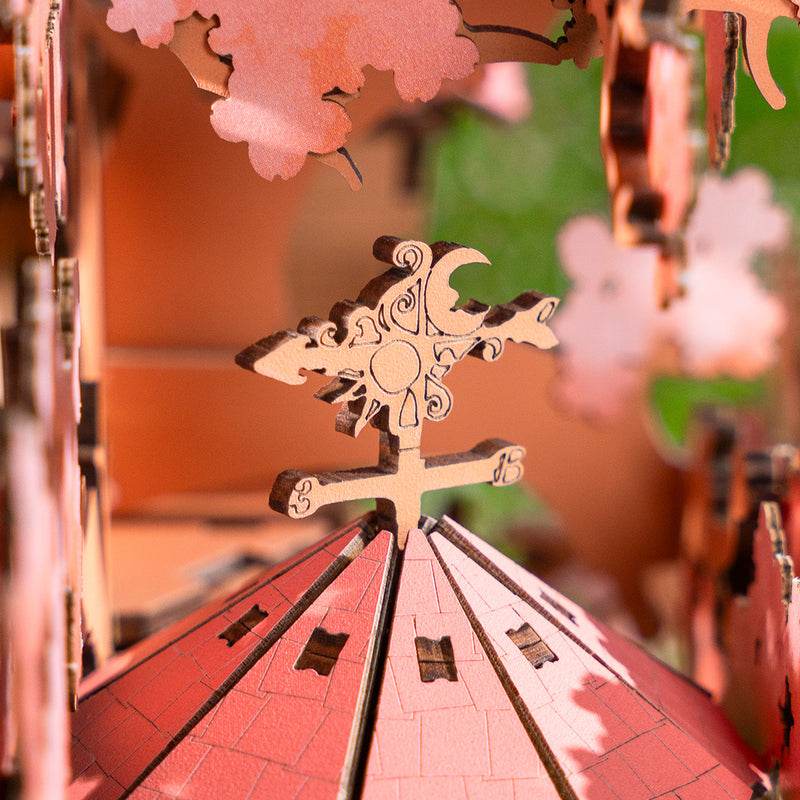 Sakura Tree House - 3D Wooden Puzzle - PuzzleWunder