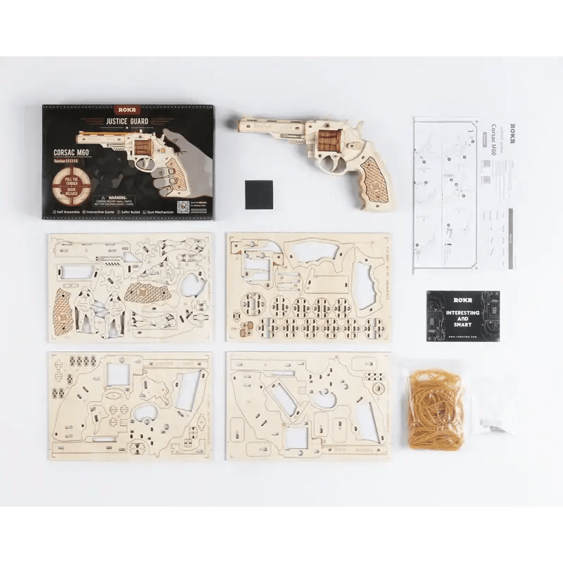 Corsac M60 Justice Guard Gun - 3D Wooden Puzzle - PuzzleWunder