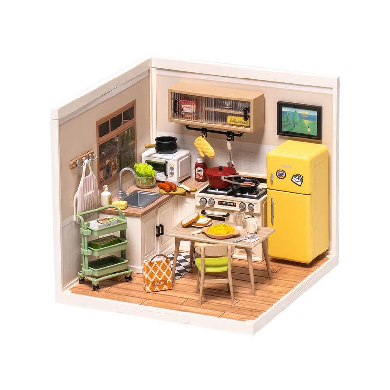 Happy Meals Kitchen - DIY Miniature House - PuzzleWunder