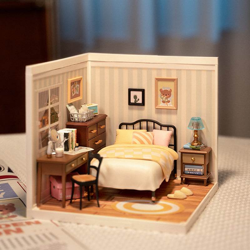 Sweet Dream Bedroom - DIY Miniature House - PuzzleWunder