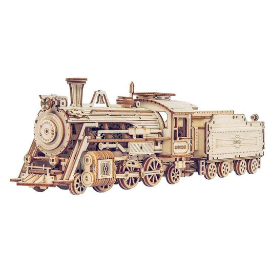 Prime Steam Express Train - 3D Wooden Puzzle - PuzzleWunder