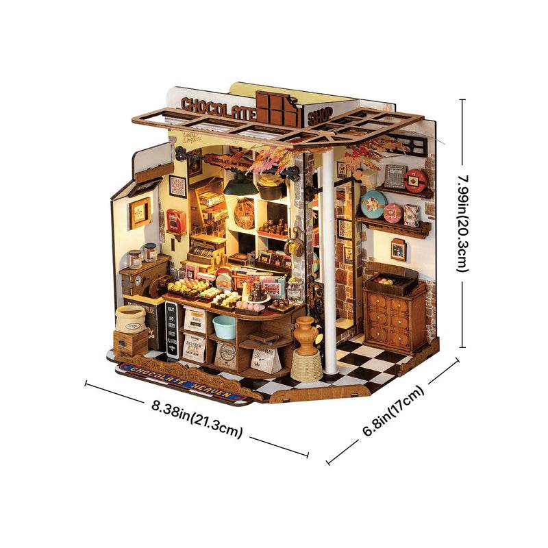 Henry's Chocolate Shop - DIY Miniature House - PuzzleWunder