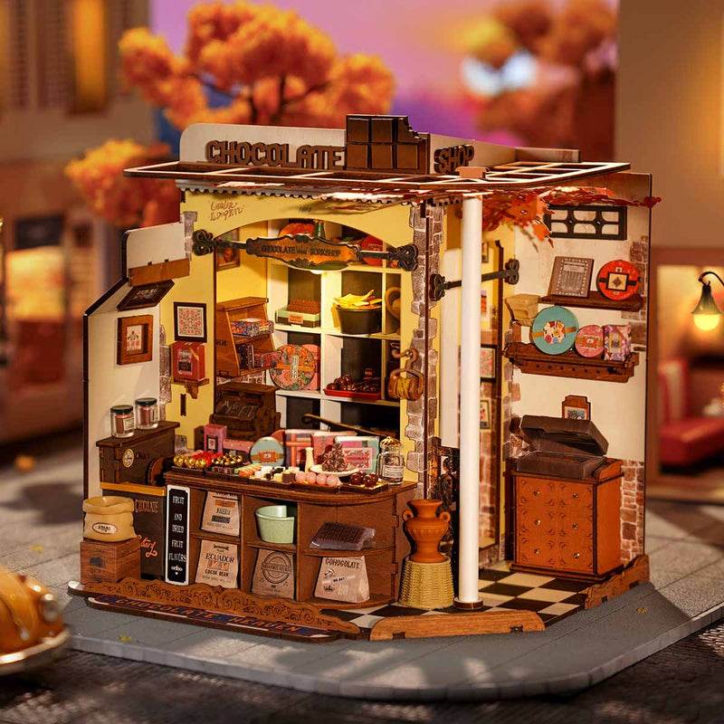 Henry's Chocolate Shop - DIY Miniature House - PuzzleWunder