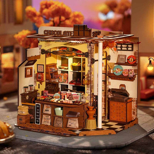 Henry's Chocolate Shop - DIY Miniature House - PuzzleWunder
