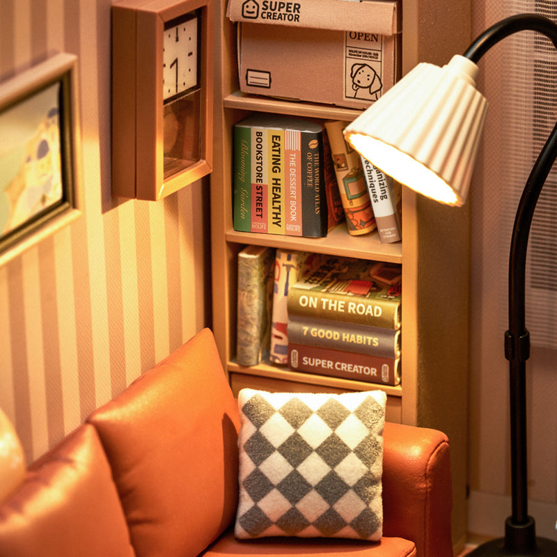 Gemütliche Wohnlounge – DIY Miniaturhaus