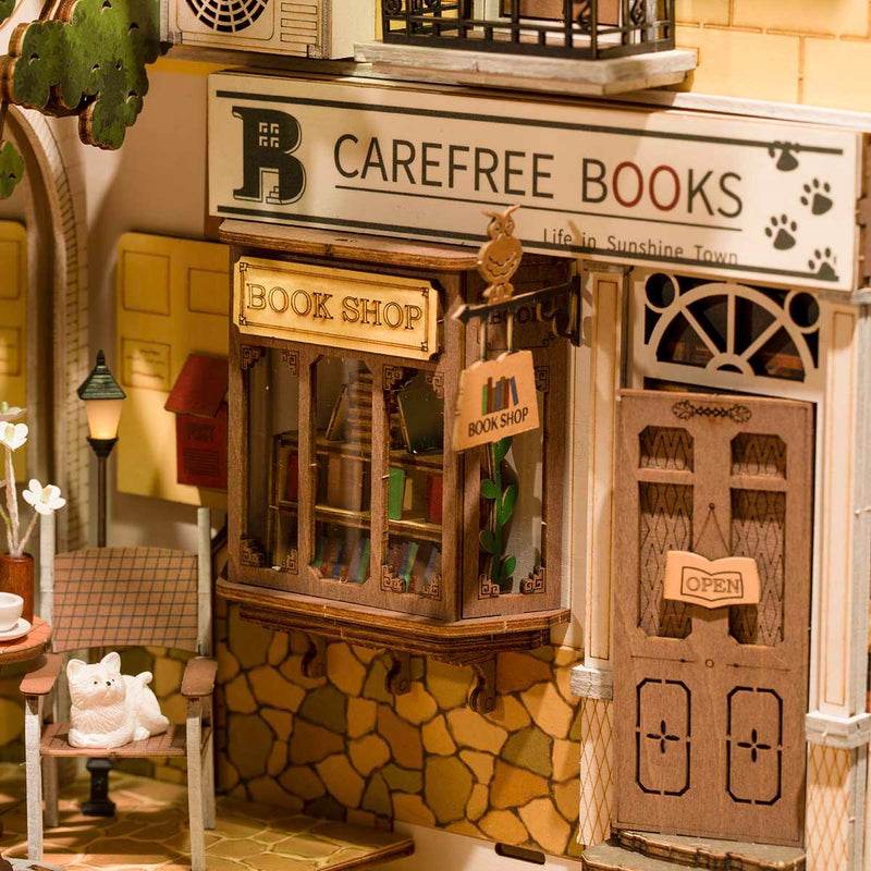 Sunshine Town - DIY Book Nook - PuzzleWunder