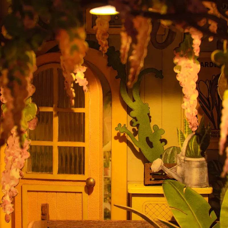 Holiday Garden House - DIY Book Nook - PuzzleWunder