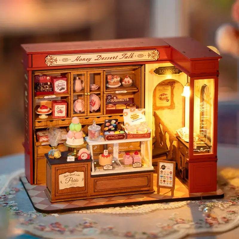 Honey Dessert Talk - DIY Miniature House - PuzzleWunder