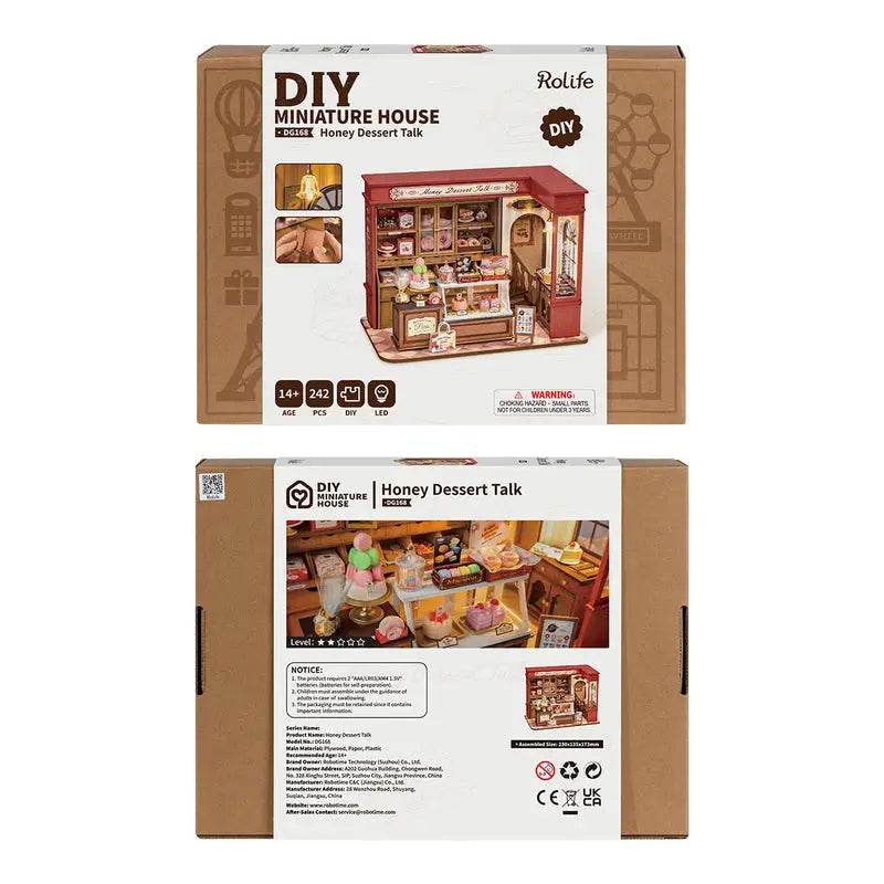 Honey Dessert Talk - DIY Miniature House - PuzzleWunder