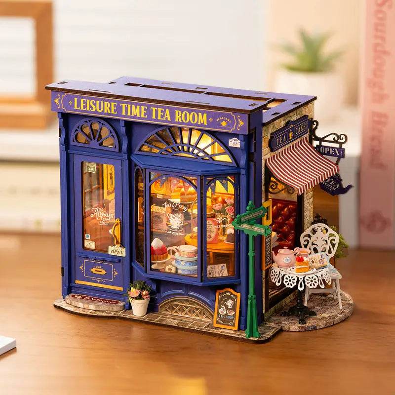 Leisure Time Tea Room - DIY Miniature House - PuzzleWunder