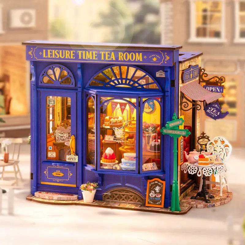 Leisure Time Tea Room - DIY Miniature House - PuzzleWunder
