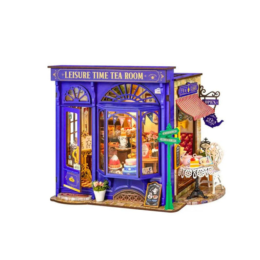 Leisure Time Tea Room - DIY Miniature House - PuzzleWunder