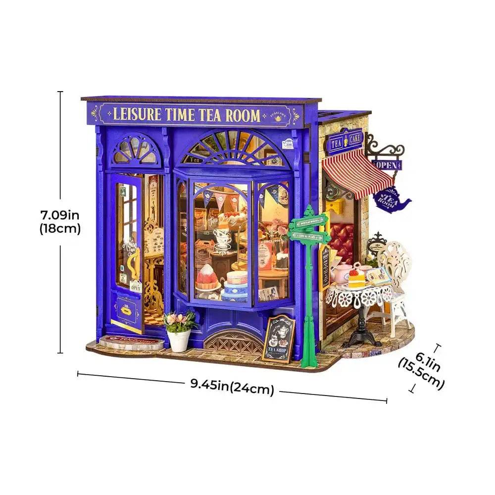 Leisure Time Tea Room - DIY Miniature House - PuzzleWunder