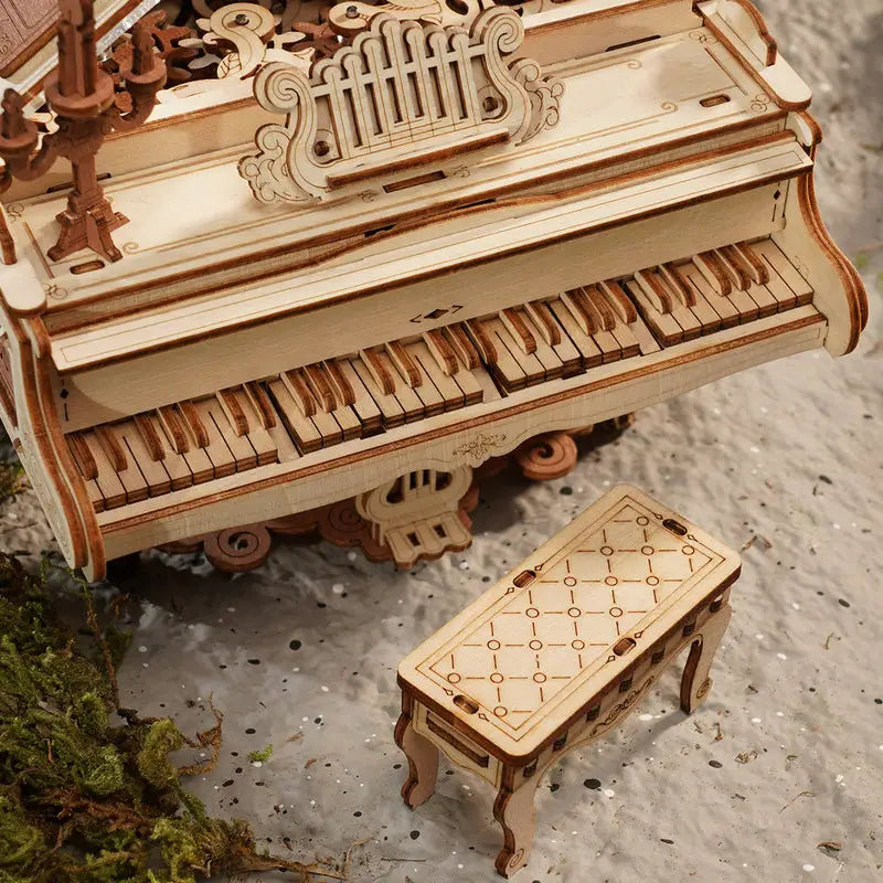 Magic Piano Mechanical Music Box - 3D Wooden Puzzle - Wooden Puzzle