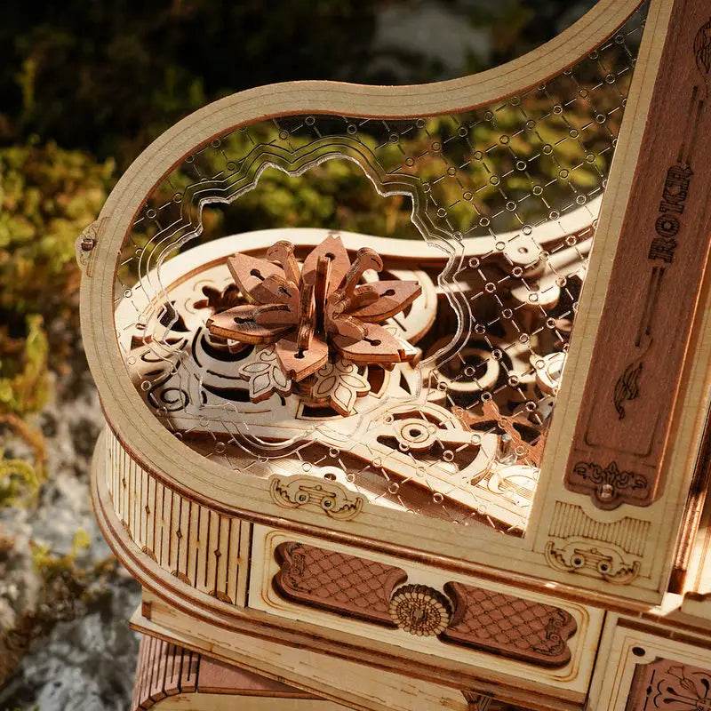 Magic Piano Mechanical Music Box - 3D Wooden Puzzle - PuzzleWunder