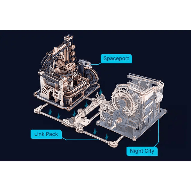 Marble Linkage - Marble Run Kit - PuzzleWunder
