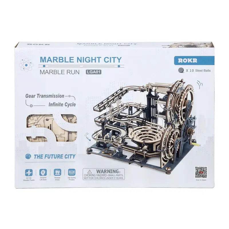 Marble Night City - Marble Run Kit - PuzzleWunder