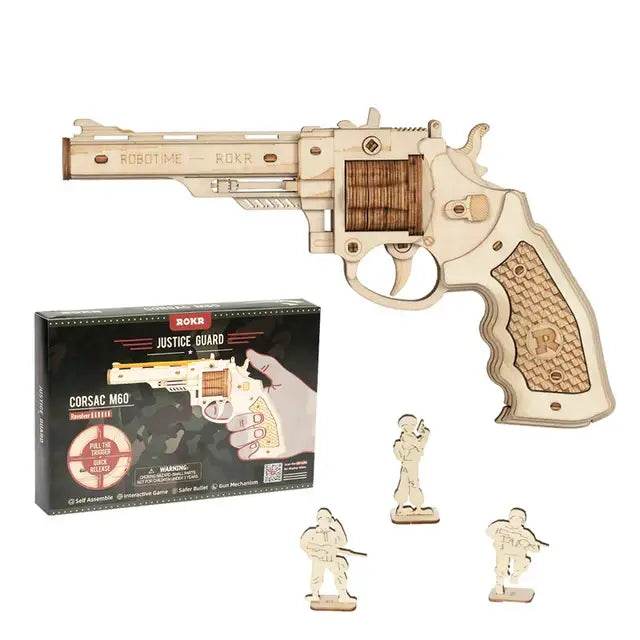 Mini Gun Toy - 3D Wooden Puzzle - PuzzleWunder