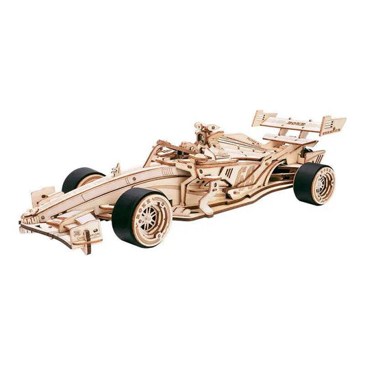 Racing Car - 3D Wooden Puzzle - PuzzleWunder