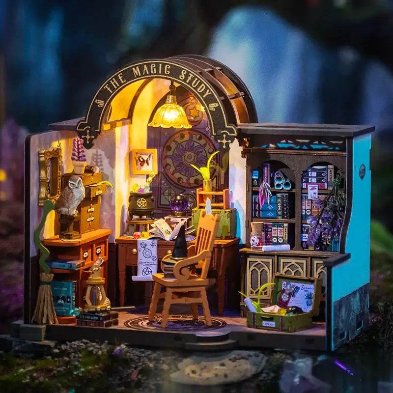 The Magic Study - DIY Miniature House - PuzzleWunder