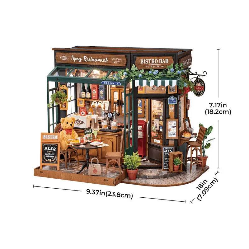 Tipsy Restaurant - DIY Miniature House - PuzzleWunder