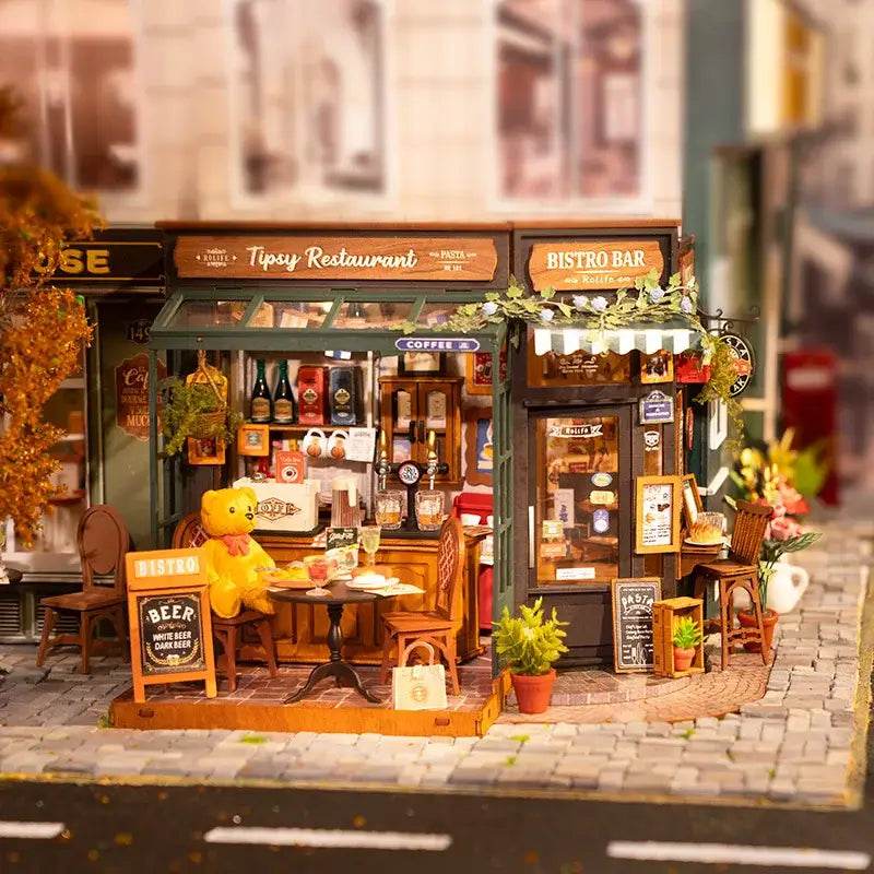 Tipsy Restaurant - DIY Miniature House - PuzzleWunder