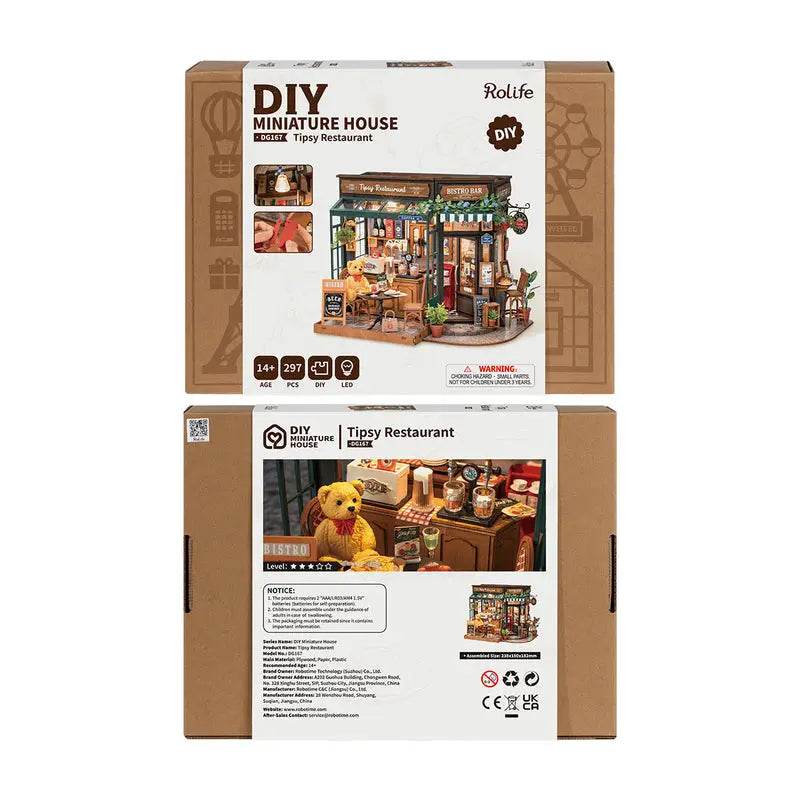 Tipsy Restaurant - DIY Miniature House - PuzzleWunder