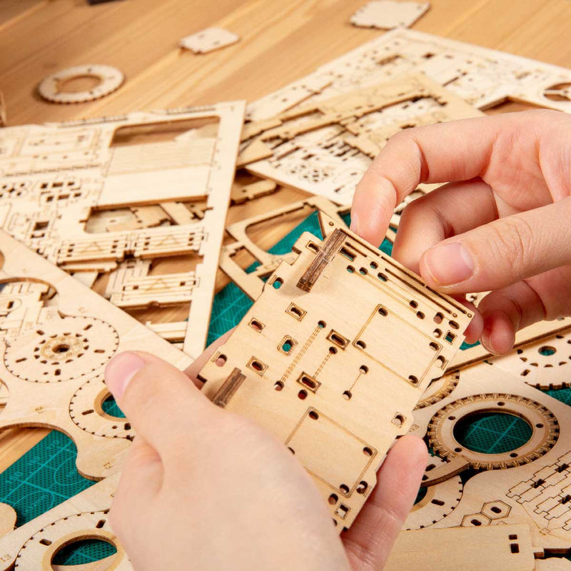 Schwerer Lkw Maßstabsmodell - 3D Holzpuzzle