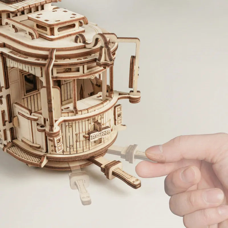 Classic City Tram - 3D Wooden Puzzle