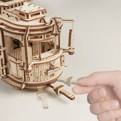Classic City Tram - 3D Wooden Puzzle