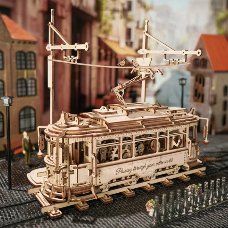 Classic City Tram - 3D Wooden Puzzle