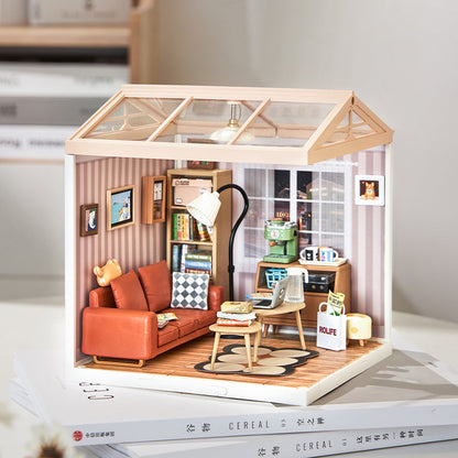 Gemütliche Wohnlounge – DIY Miniaturhaus