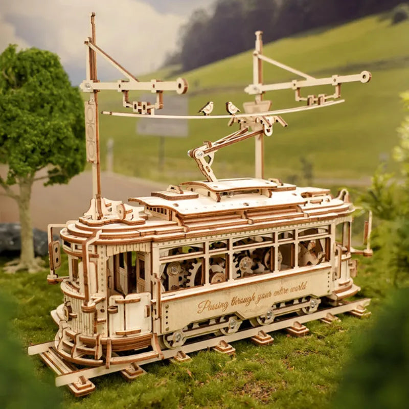 Classic City Tram - 3D Wooden Puzzle