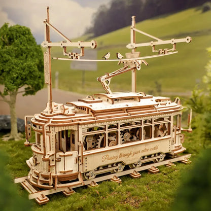 Classic City Tram - 3D Wooden Puzzle