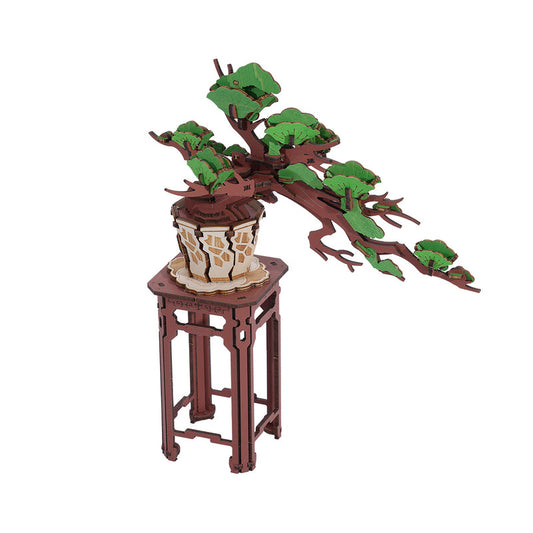 Evergreen Pine Bonsai - 3D Wooden Puzzle