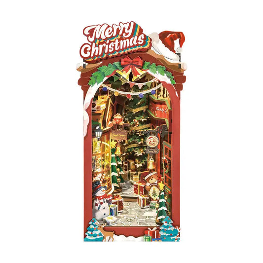 Christmas Street - DIY Book Nook - Book Nook