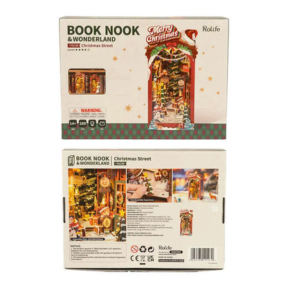 Christmas Street - DIY Book Nook - Book Nook