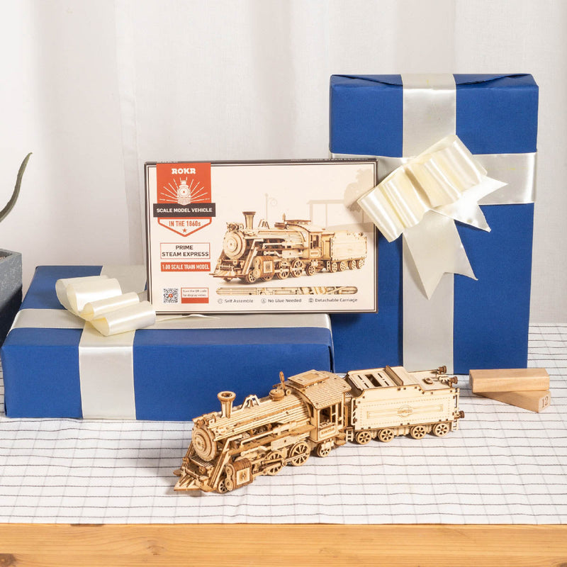 Prime Steam Express Zug - 3D Holzpuzzle