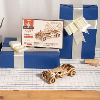 Grand Prix Auto-Modell im Maßstab - 3D Holzpuzzle