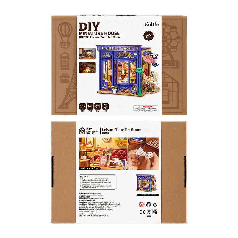 Leisure Time Tea Room - DIY Miniature House - DIY Miniature House