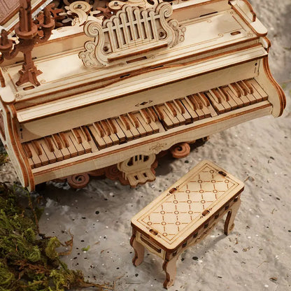 Magic Piano Mechanical Music Box - 3D Wooden Puzzle - Wooden Puzzle