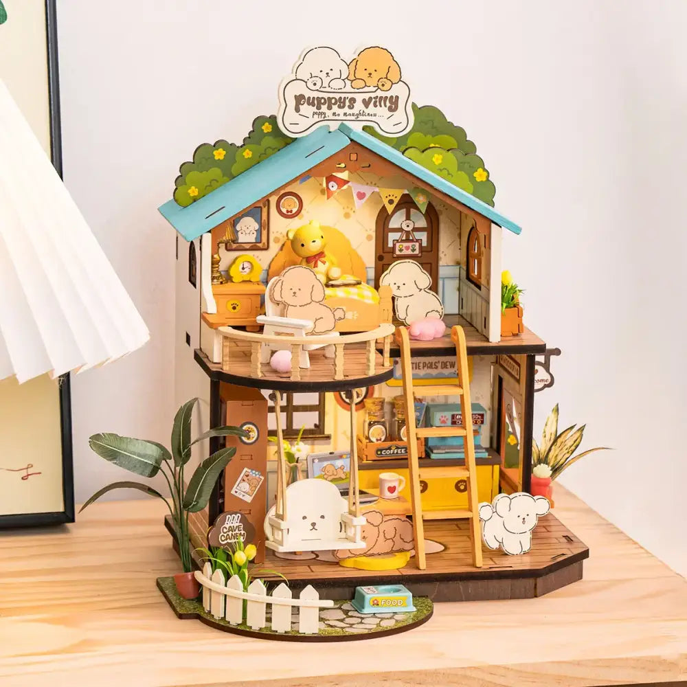 Puppy’s Cozy Villa - DIY Miniature House - DIY Miniature House