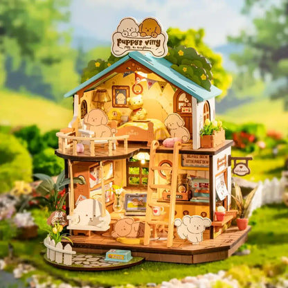 Puppy’s Cozy Villa - DIY Miniature House - DIY Miniature House